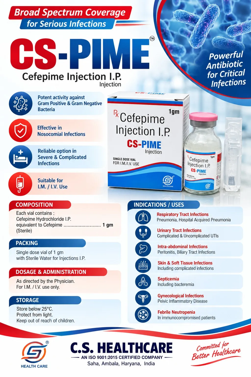 CS-PIME — Cefepime Injection I.P.