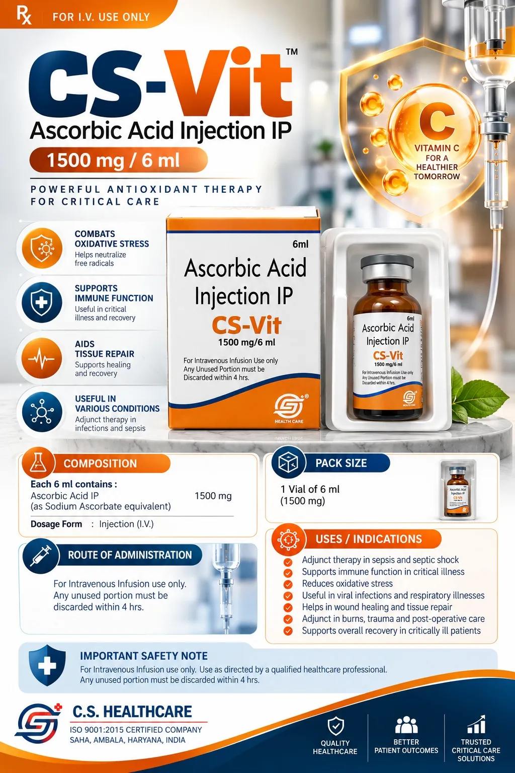 CS-Vit — Ascorbic Acid Injection IP