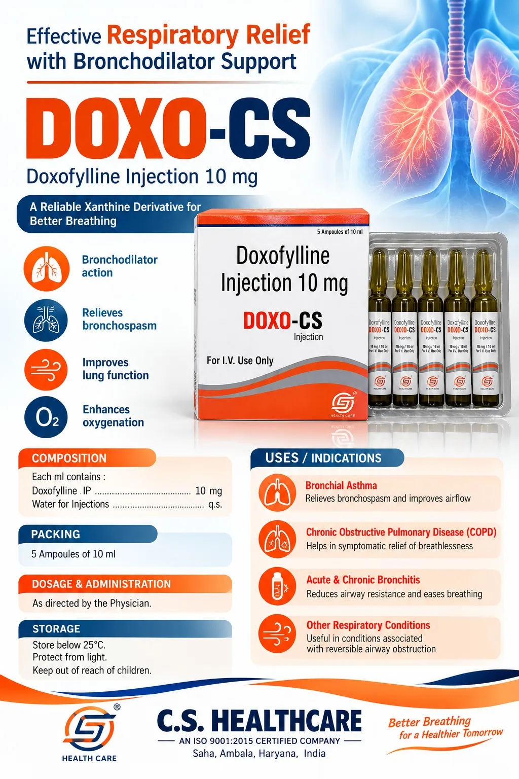 DOXO-CS — Doxofylline Injection