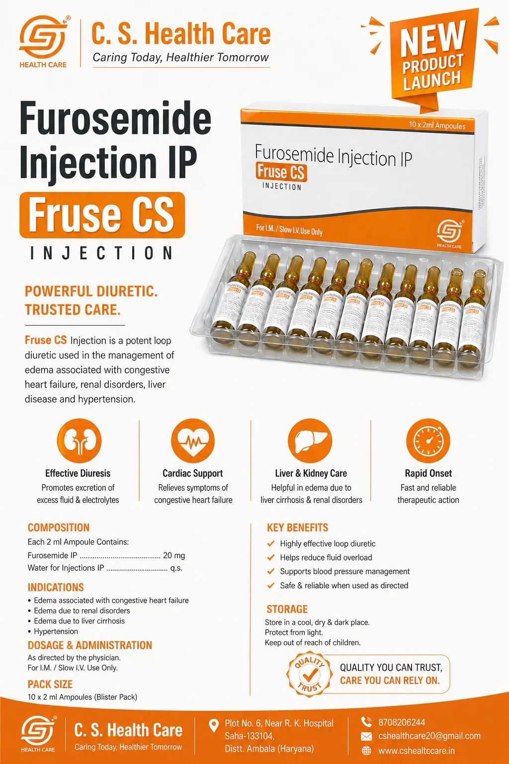 Fruse CS — Furosemide Injection IP