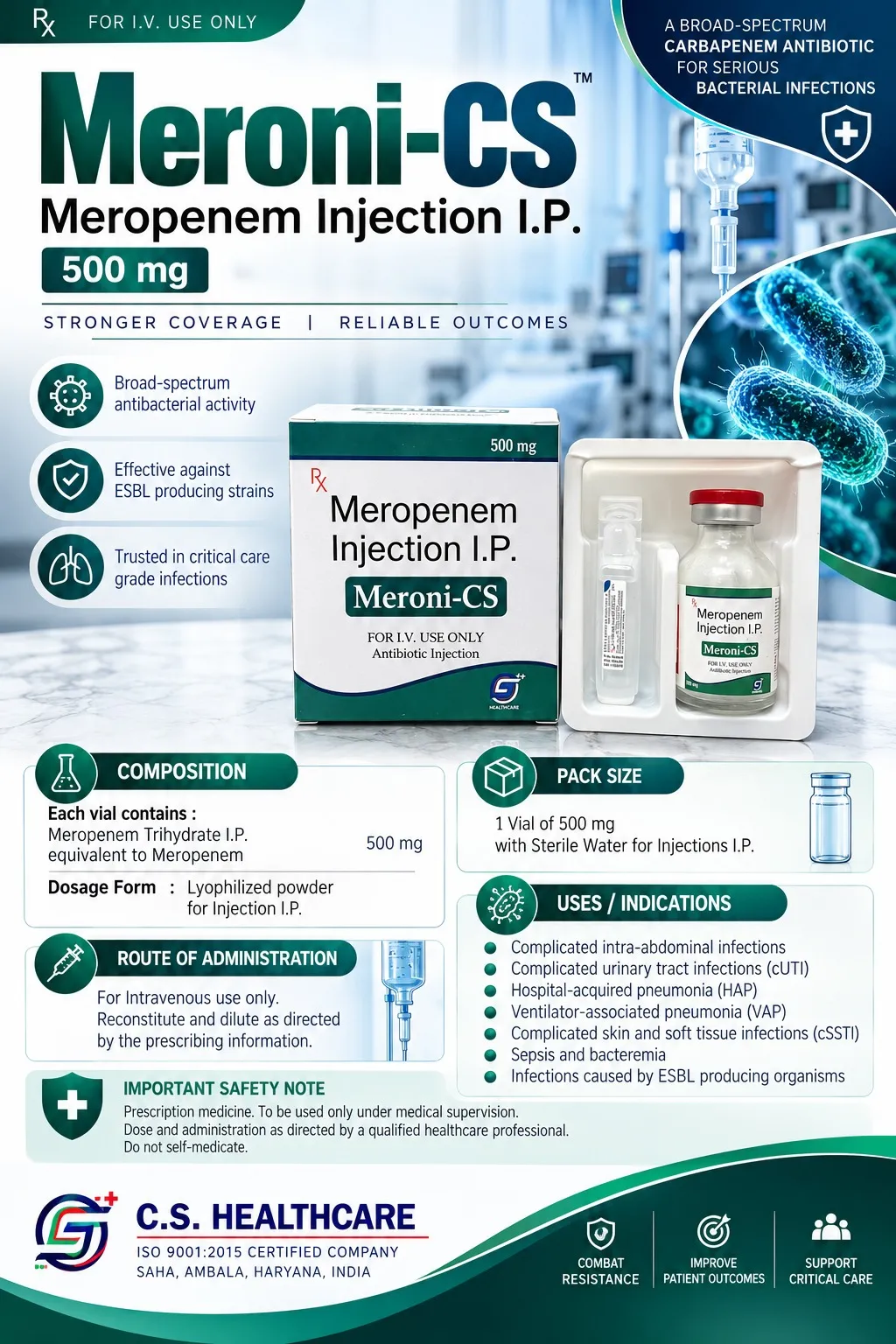Meroni-CS — Meropenem Injection I.P.