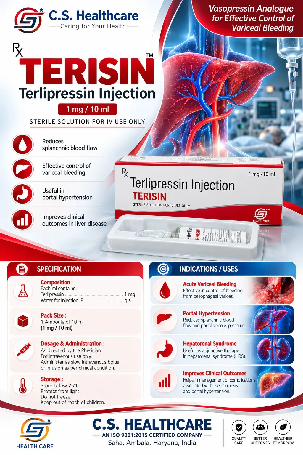 TERISIN — Terlipressin Injection